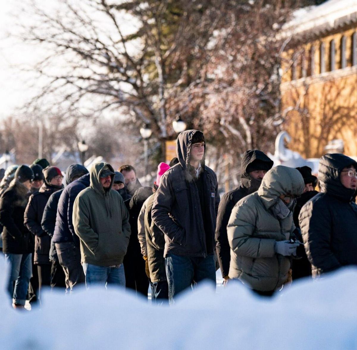 A 25 sota zero: Iowa s’acosta a la seva votació més freda