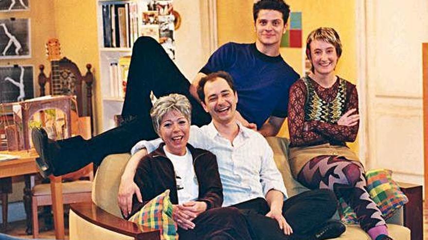 Els protagonistes de la «sitcom», en una imatge promocional de l&#039;any 1999.