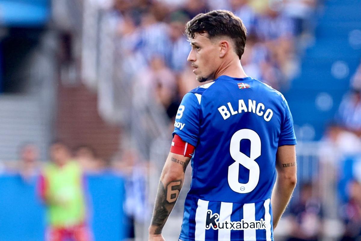 Antonio Blanco durante un partido de LaLiga EA Sports 2025-2026