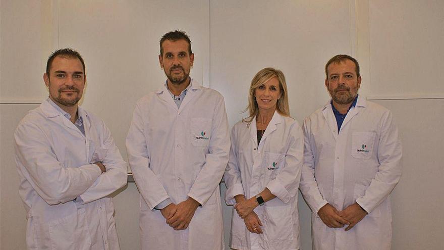 Equipo de la Unidad de Mano y Miembro Superior de Quirónsalud Valencia.