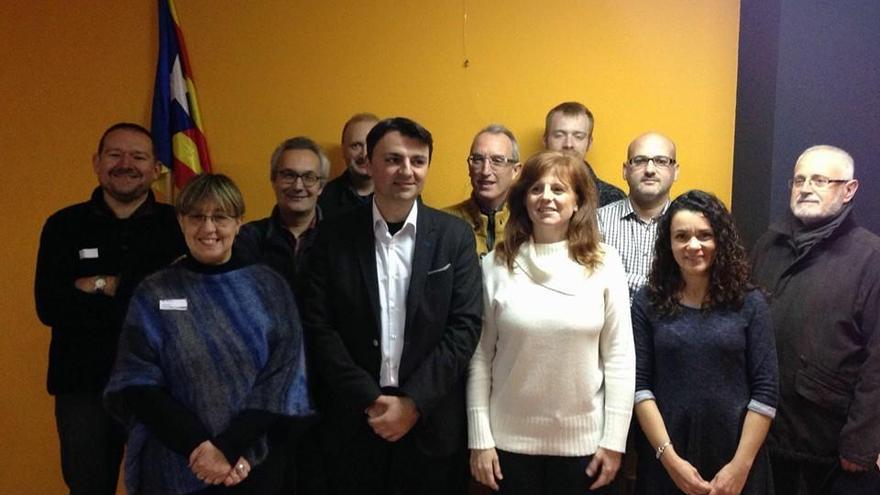 La nova executiva d&#039;ERC de Figueres.