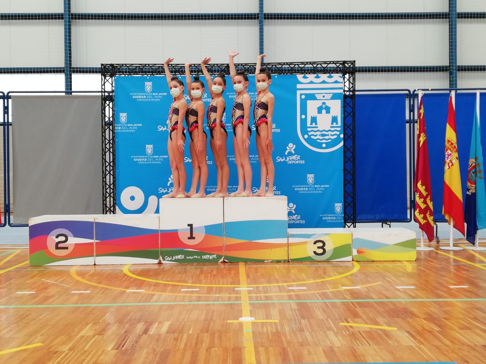 Regional de gimnasia rítmica en San Javier