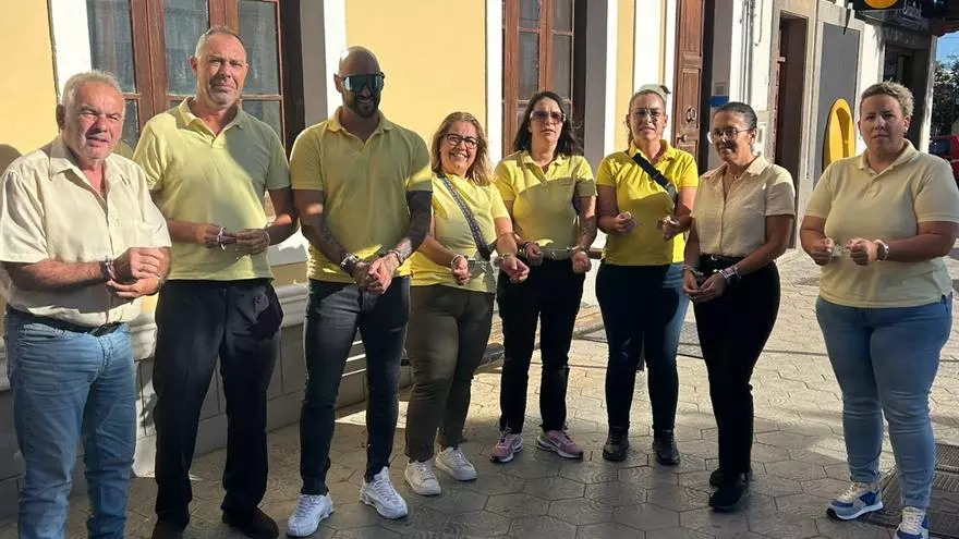 Protesta de los taxistas de Ingenio