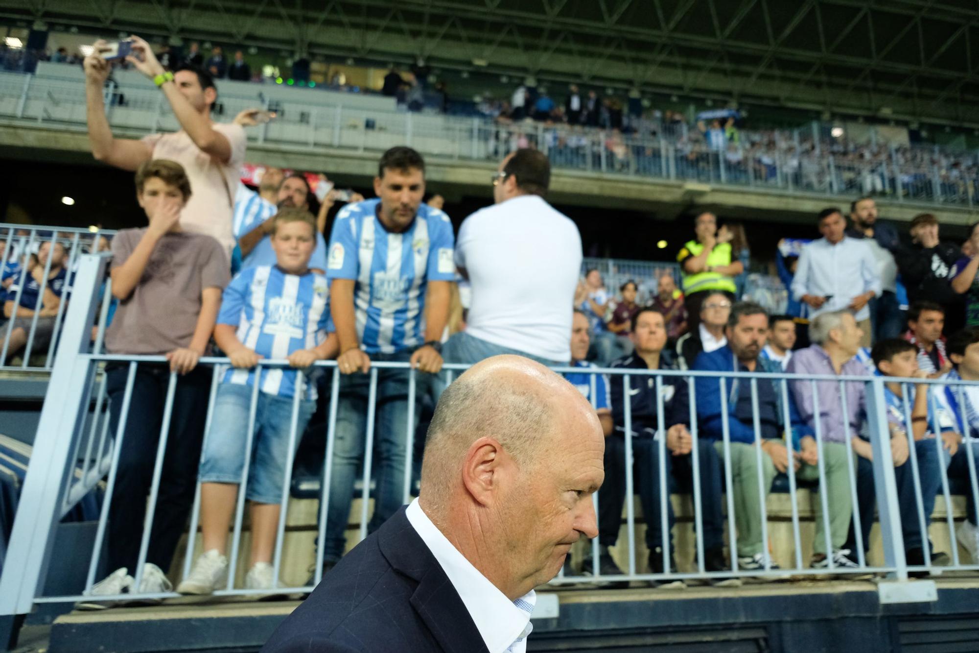 El Málaga CF - Sporting de Gijón, en imágenes