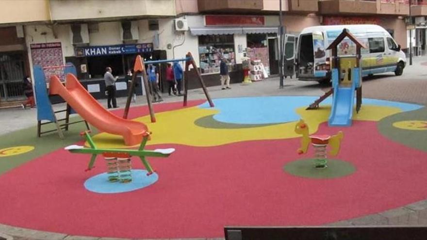 Nuevos juegos infantiles en el parque de la libertad