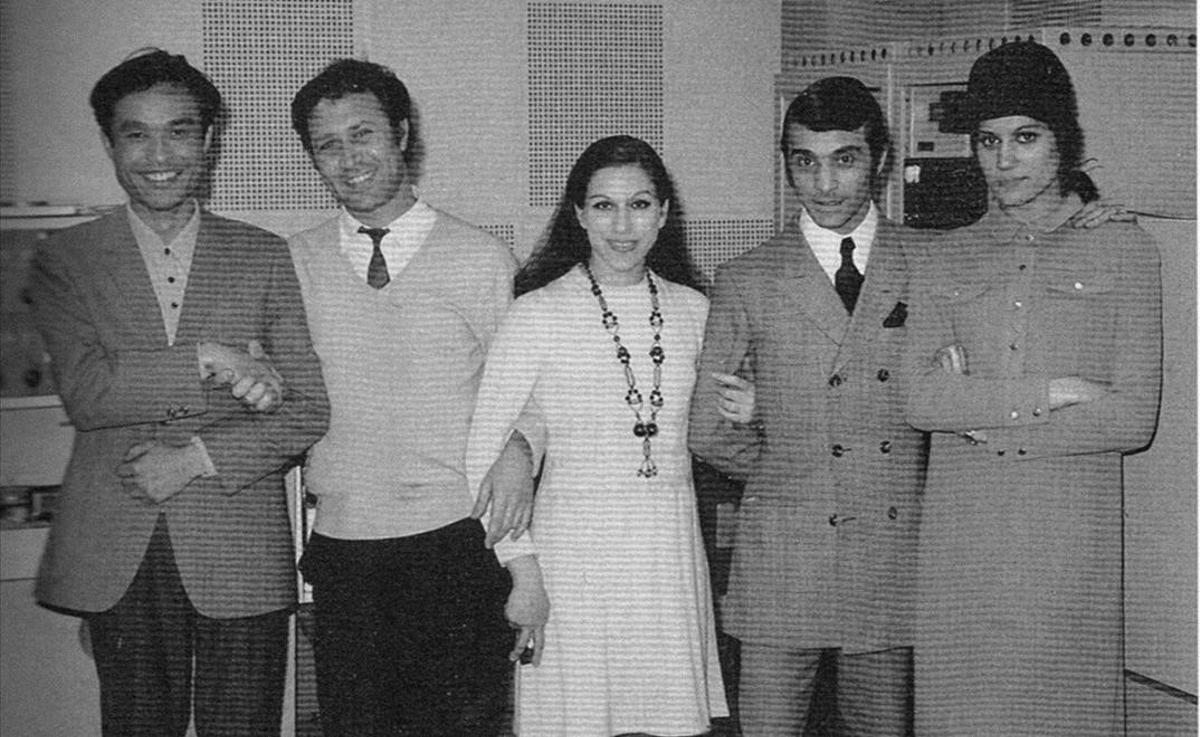 Jiro, Pepe Habichuela, Caneta, José Salazar y Amparo del Bengala. 