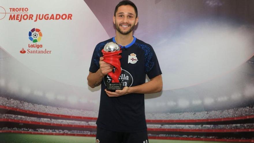 Florin Andone, mejor jugador del mes en Primera