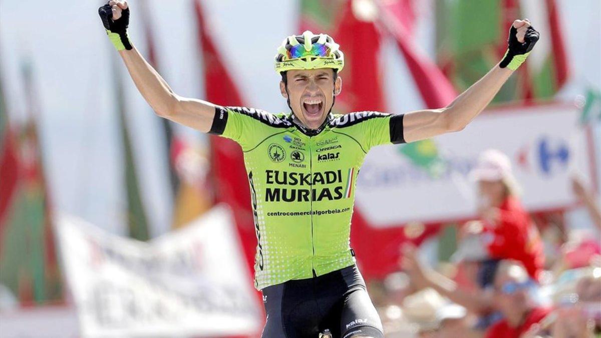Óscar Rodríguez (Murias) ganó una etapa de la Vuelta 2018