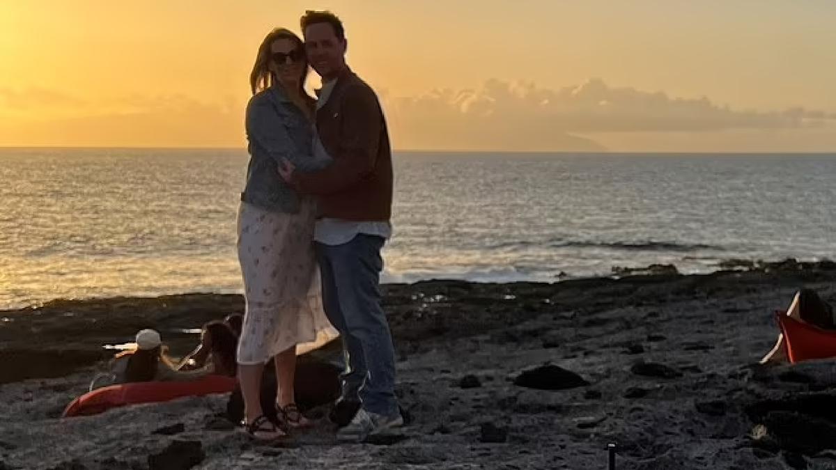 El matrimonio en una de las instatáneas que se sacaron en Tenerife durante sus vacaciones.