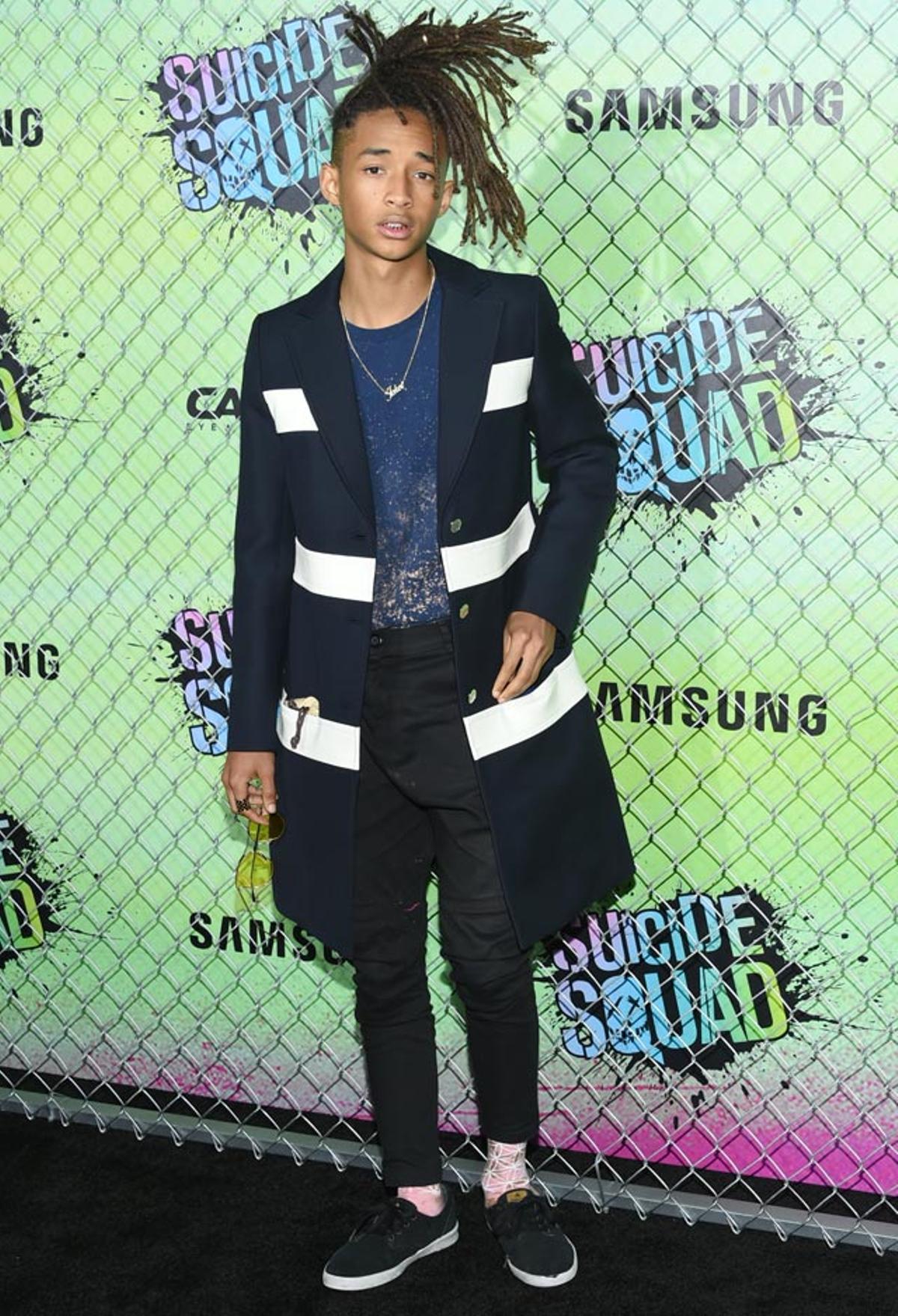 Jaden Smith, en la première del Escuadrón Suicida en Nueva York.