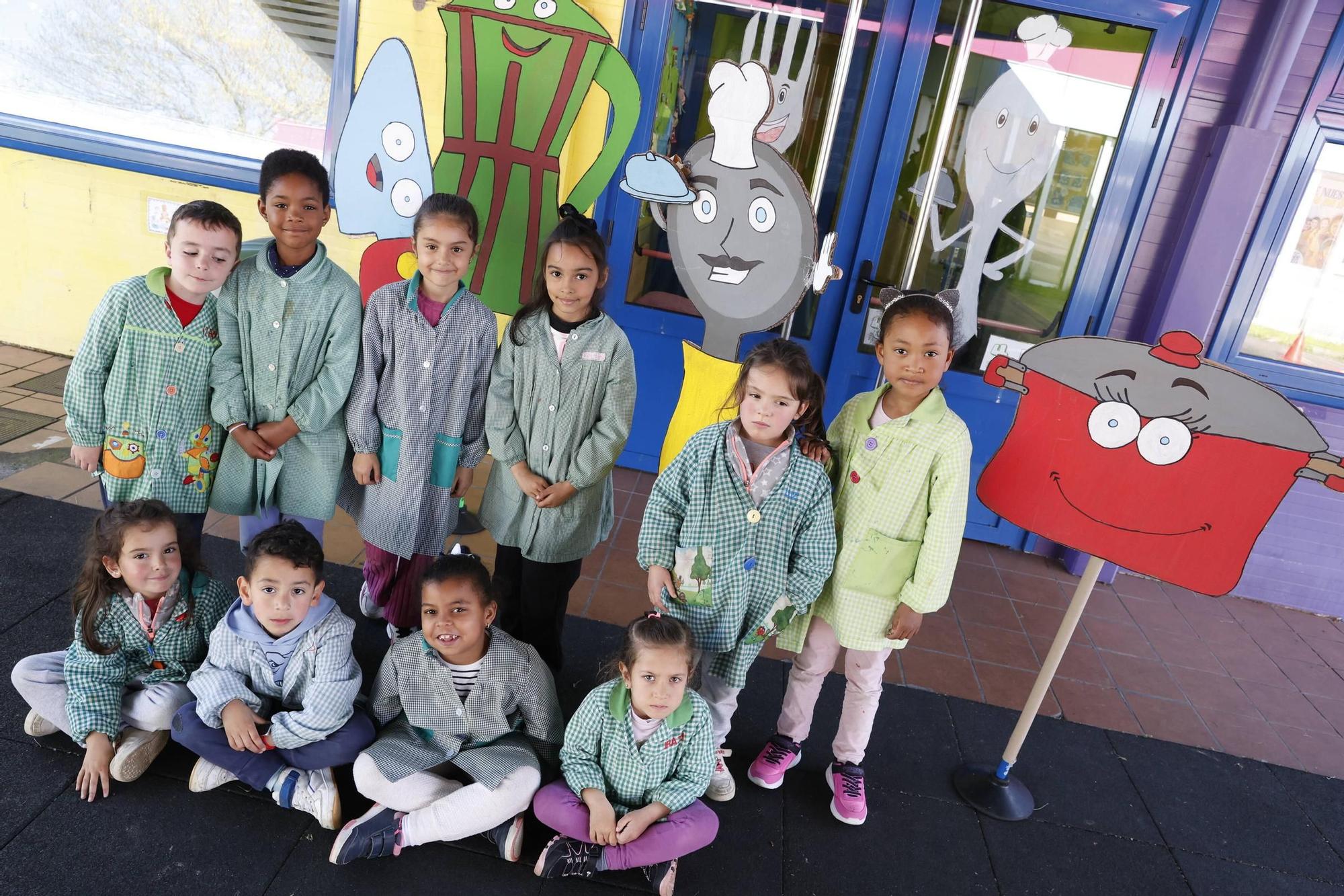 El colexu Alfonso Camín demuestra que "tien bon canil"