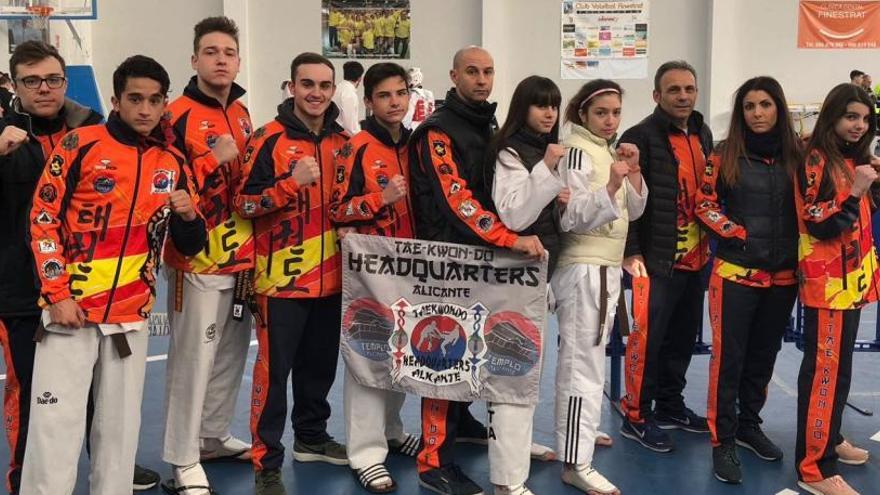 El &quot;Templo Alicante&quot; logra cinco medallas en el Autonómico