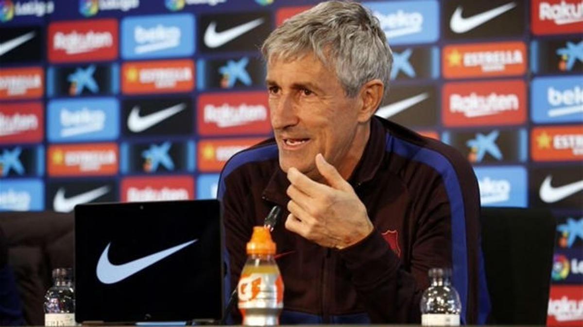 Quique Setién: "Me veo entrenando al Barça el año que viene"