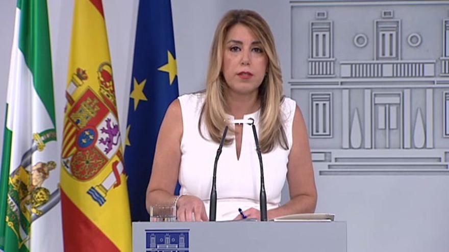 Susana Díaz, tras reunirse con Pedro Sánchez: “Andalucía mantiene firmes sus reivindicaciones”