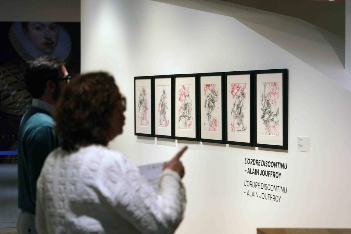 Presentación de la exposición 'Vladimir Velickovic. Huida, vértigo y caída' en el MEET Málaga