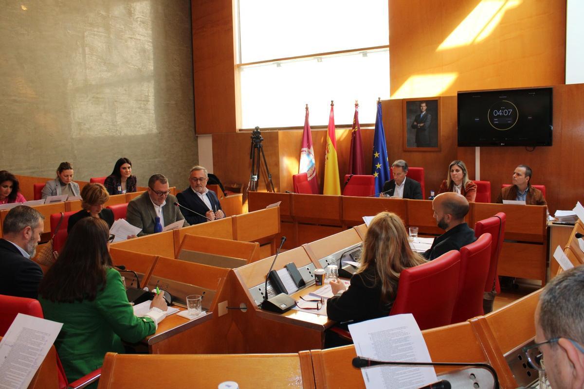 Pleno correspondiente al mes de abril, donde se aprobaba la moción.
