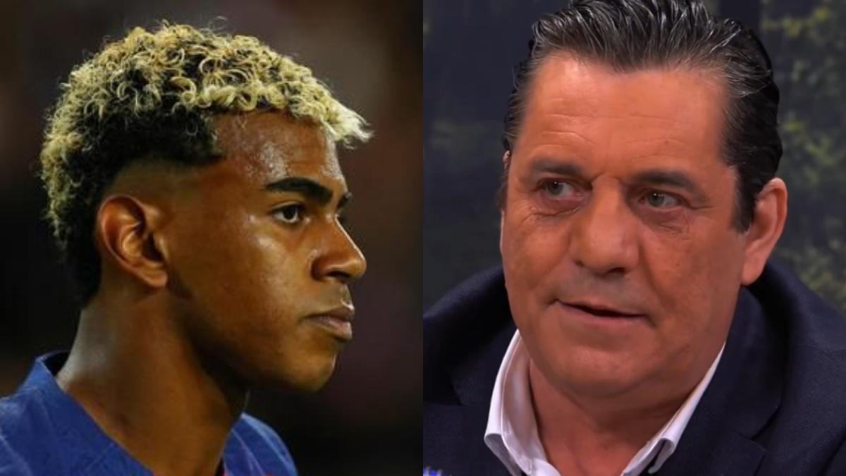 Lamine Yamal y Paulo Futre