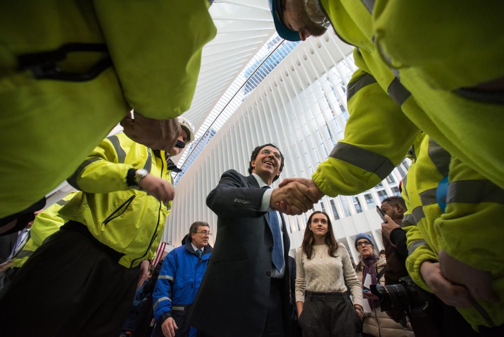 Calatrava "satisfecho" con la nueva estación de Nueva York