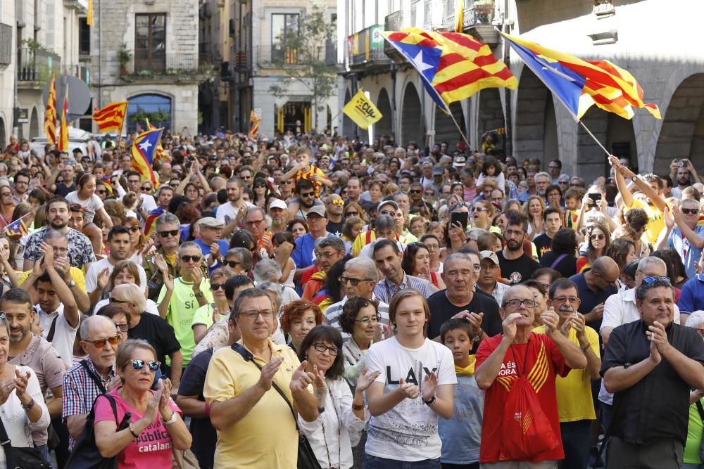 La Diada de l'11 de setembre a les comarques gironines