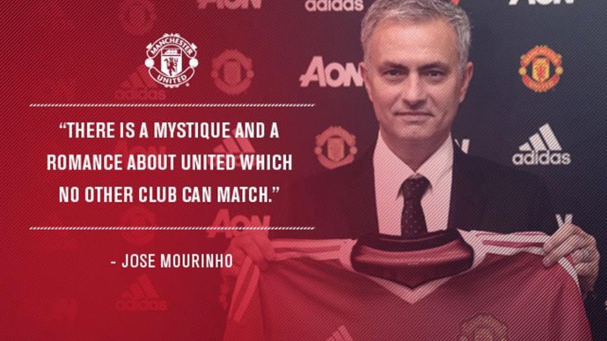 Primeras palabras de Mourinho como entrenador del United