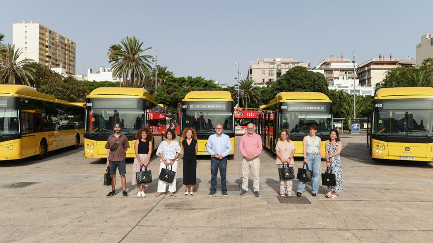 Guaguas Municipales convierte seis de sus vehículos en galerías itinerantes de arte con el concurso Mueve tu Talento