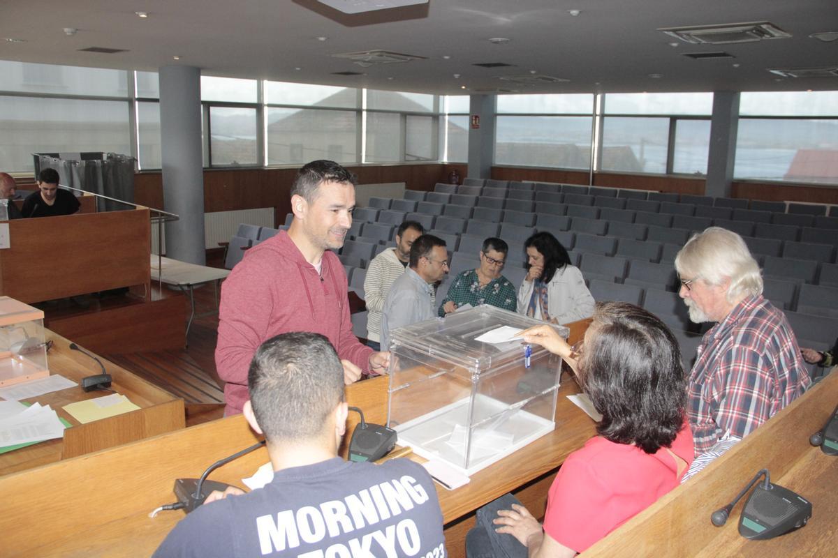 El último proceso de votación para elegir a los representantes sindicales en el Concello de Cangas.