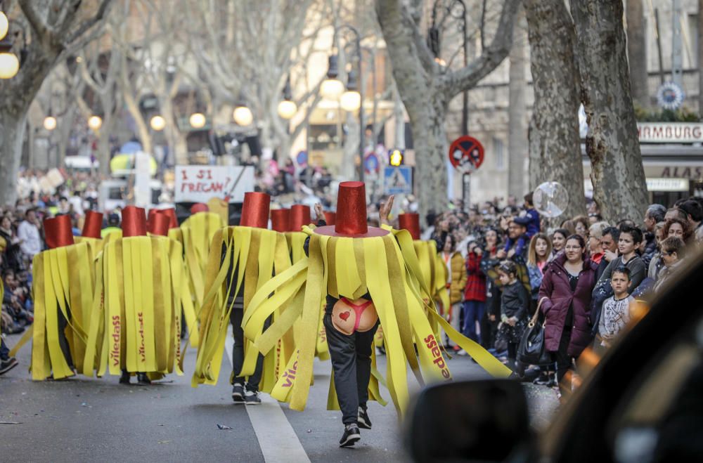 El centro de Palma vibra con una Rua reivindicativa