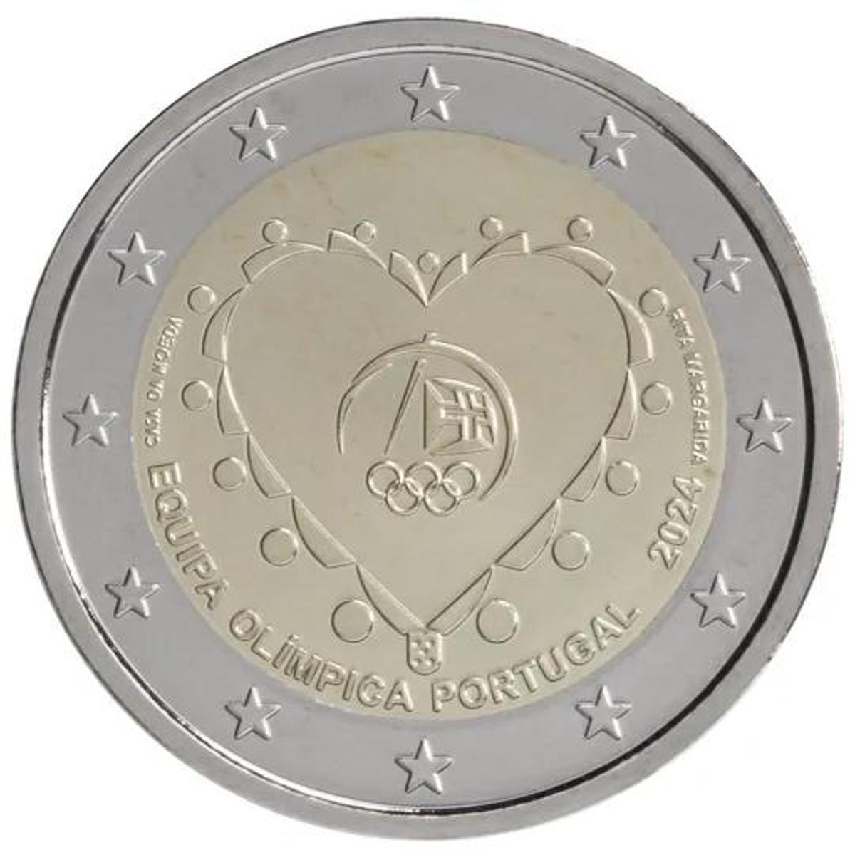 Moneda de la Participación de Portugal en los 33.º Juegos Olímpicos