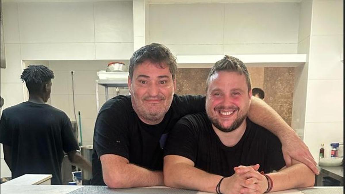 Raú Aleixandre junto a Víctor Soriano