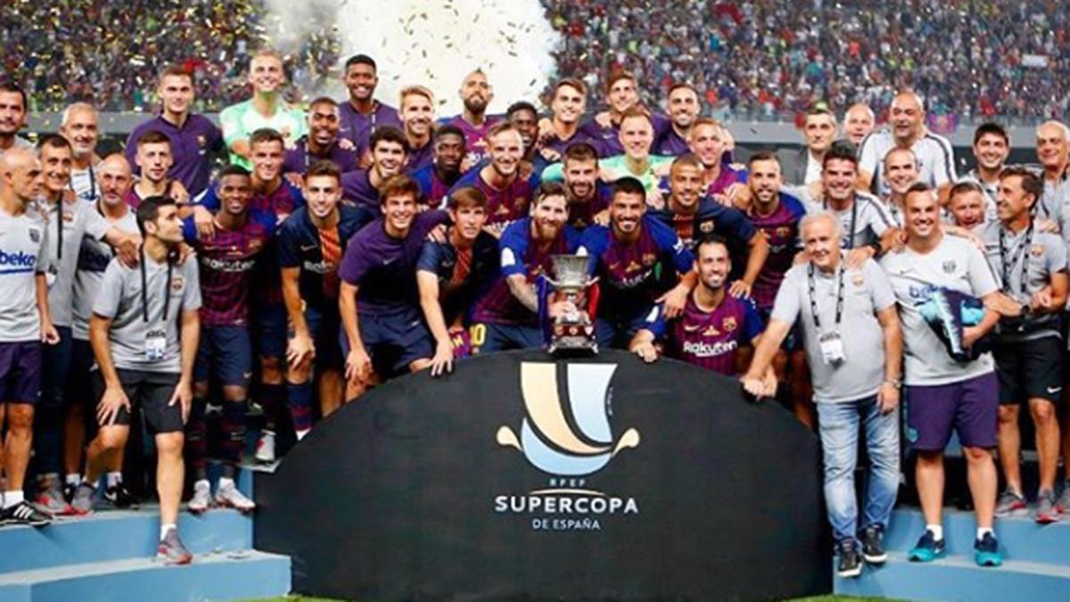 El Barcelona es el rey de la Supercopa con cinco títulos