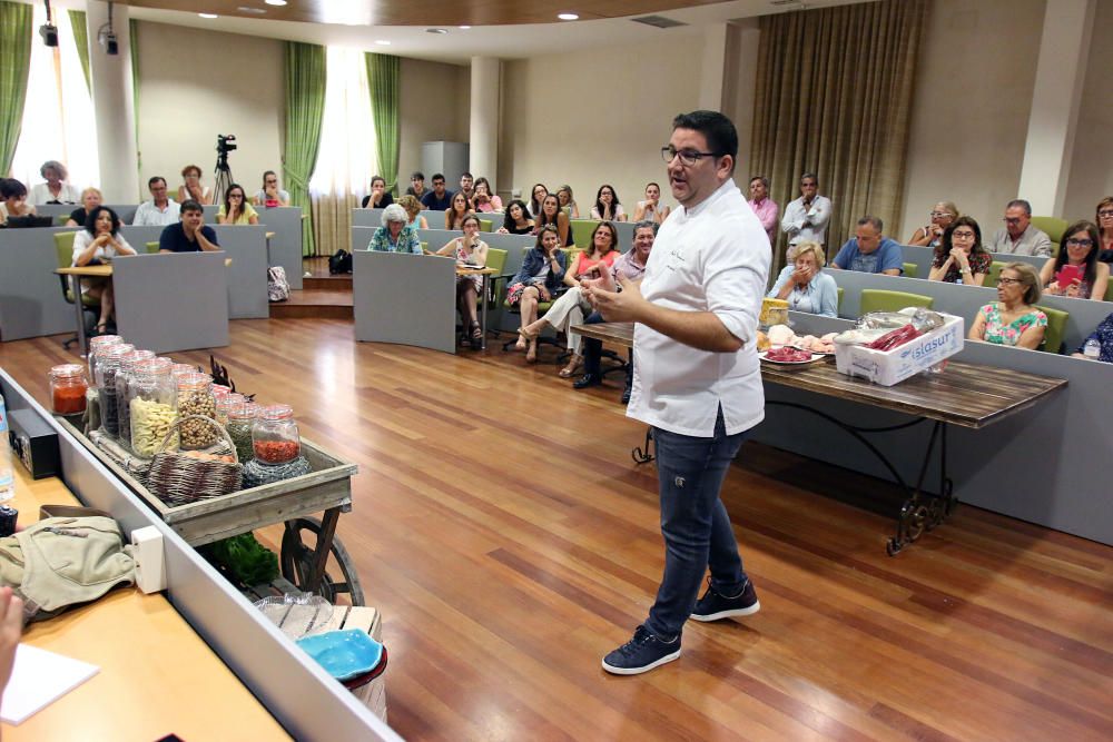 Dani García durante el curso de verano de la UMA.