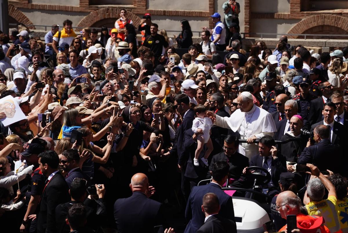 La visita històrica del Papa a Montserrat, en imatges La visita històrica del Papa a Montserrat, en imatges