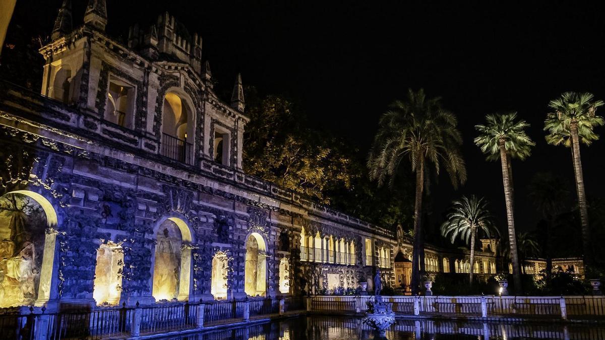 Las noches del Alcázar en Sevilla