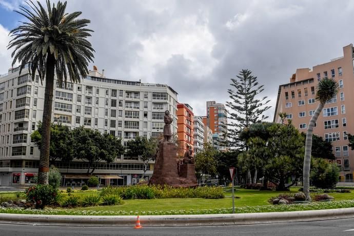 25-03-20 LAS PALMAS DE GRAN CANARIA. CIUDAD. LAS PALMAS DE GRAN CANARIA. Recorrido por la ciudad para vera su desolación.   Fotos: Juan Castro.  | 25/03/2020 | Fotógrafo: Juan Carlos Castro