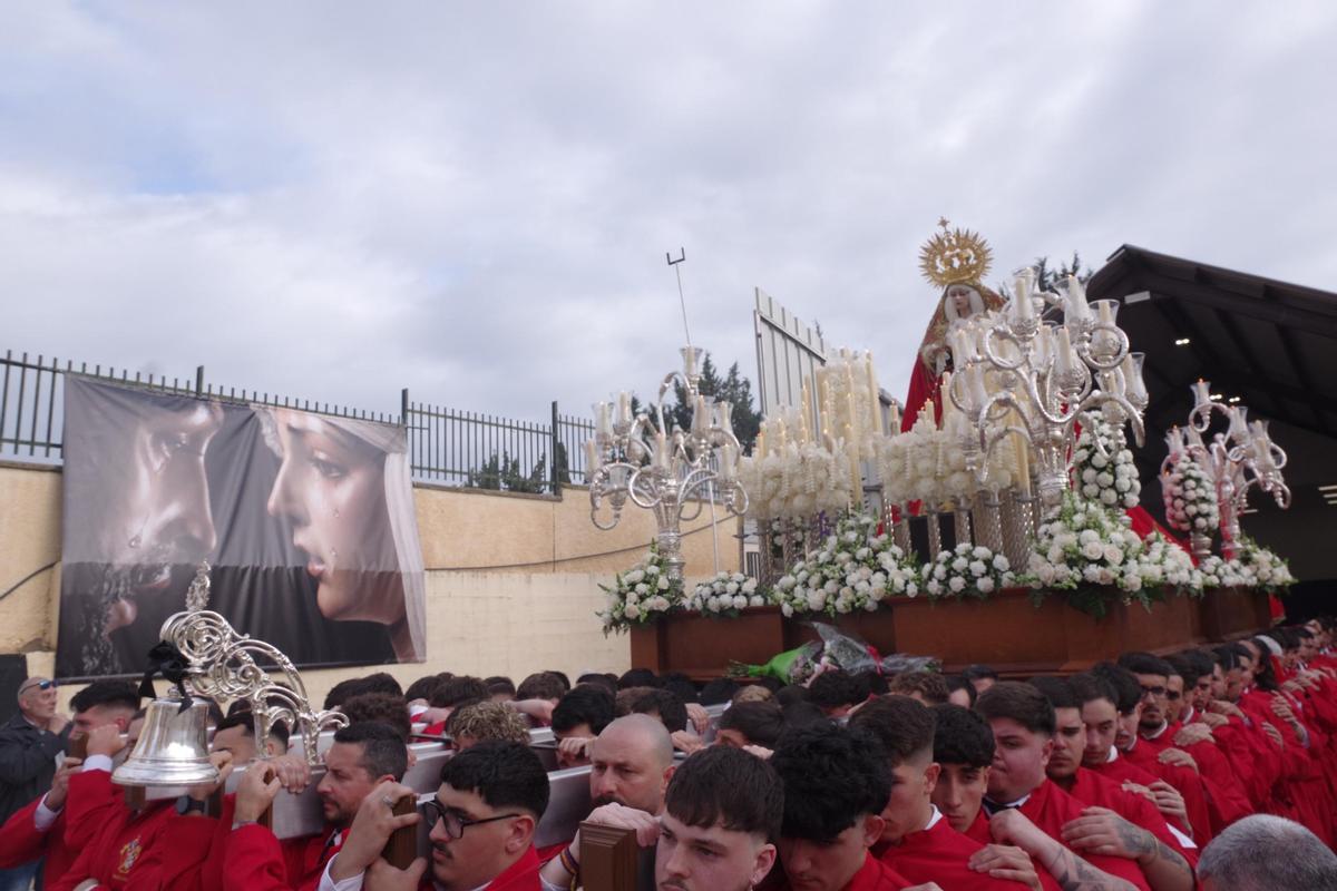 Trono de Jesús de Medinaceli el viernes 27 de marzo de 2026 en Málaga