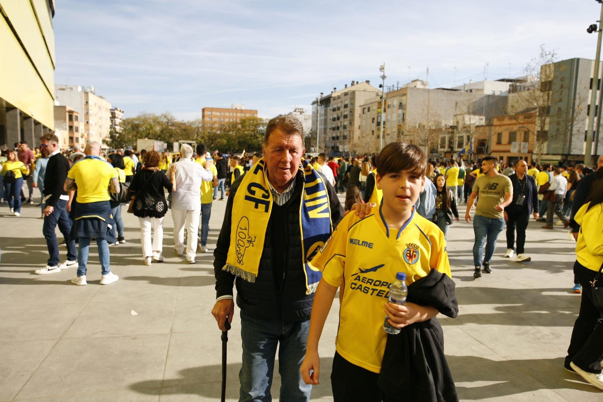 Ambiente previo al partido de leyendas del Villarreal CF en imágenes