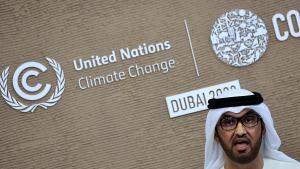 El presidente del COP28, el sultán Ahmed Al Jaber