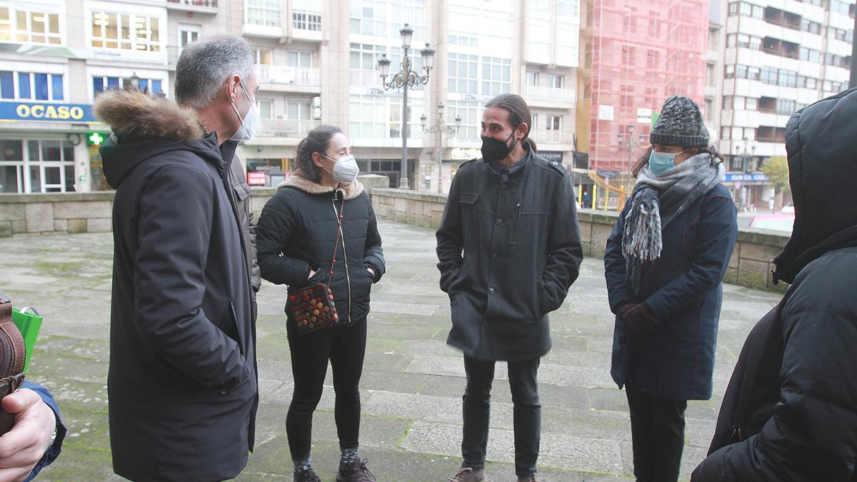 El alcalde de Baños de Molgas recibió el apoyo de varios cargos del BNG.