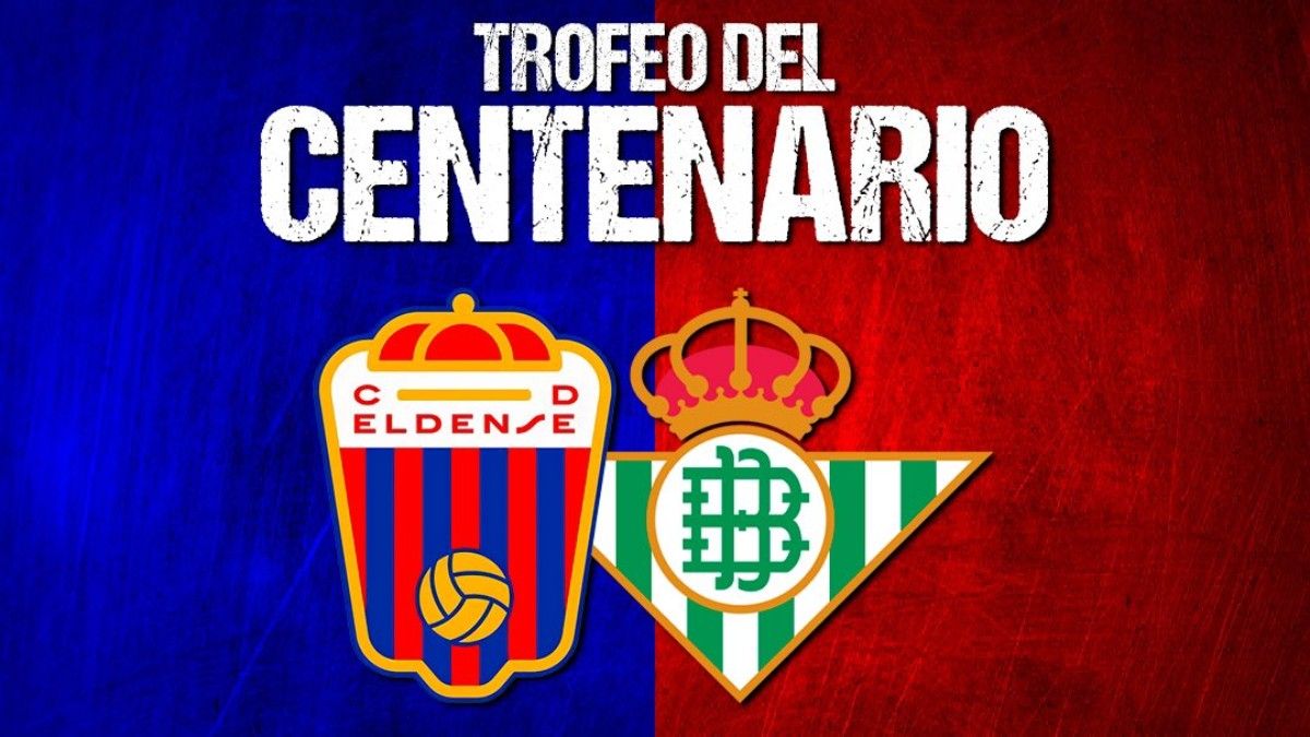 Este era el cartel del partido suspendido entre el Eldense y el Betis