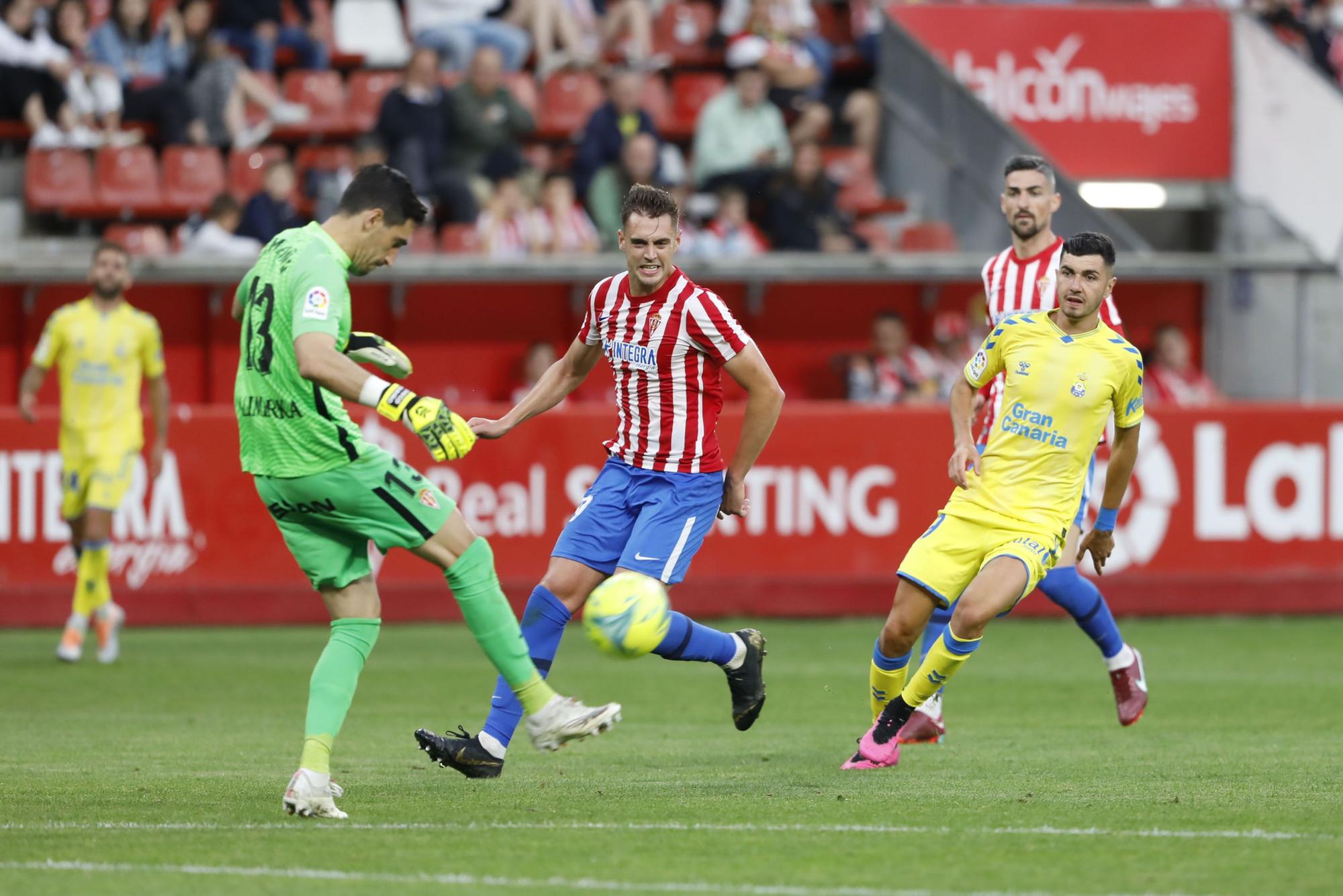 El partido del Sporting ante Las Palmas, en imágenes