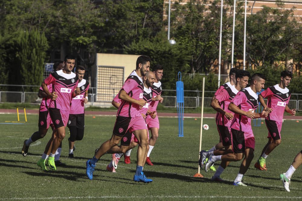 Primer entrenamiento de Lluís Planagumà