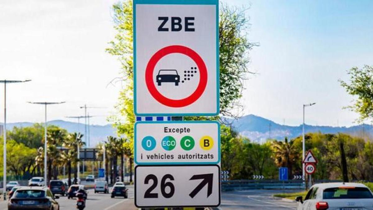Señal de zona de bajas emisiones