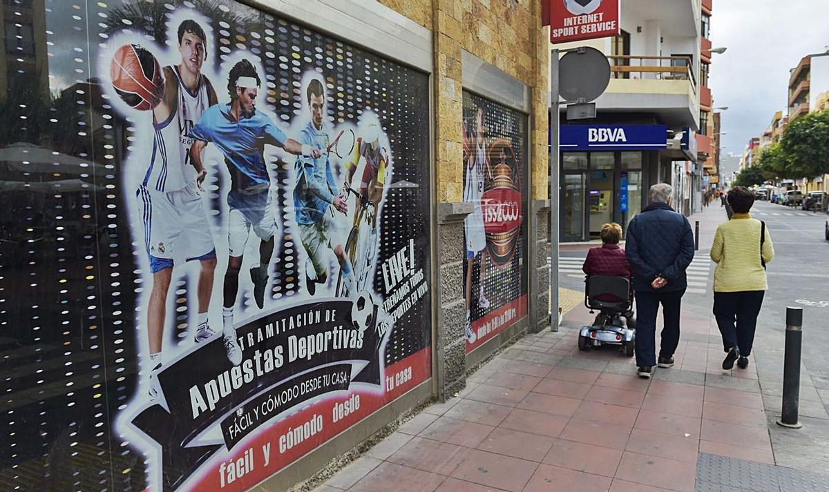 Un local de apuestas deportivas.