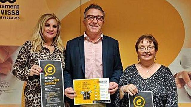 Presentación de Elevator Pitch y Eivissa Crea Empresa, ayer.