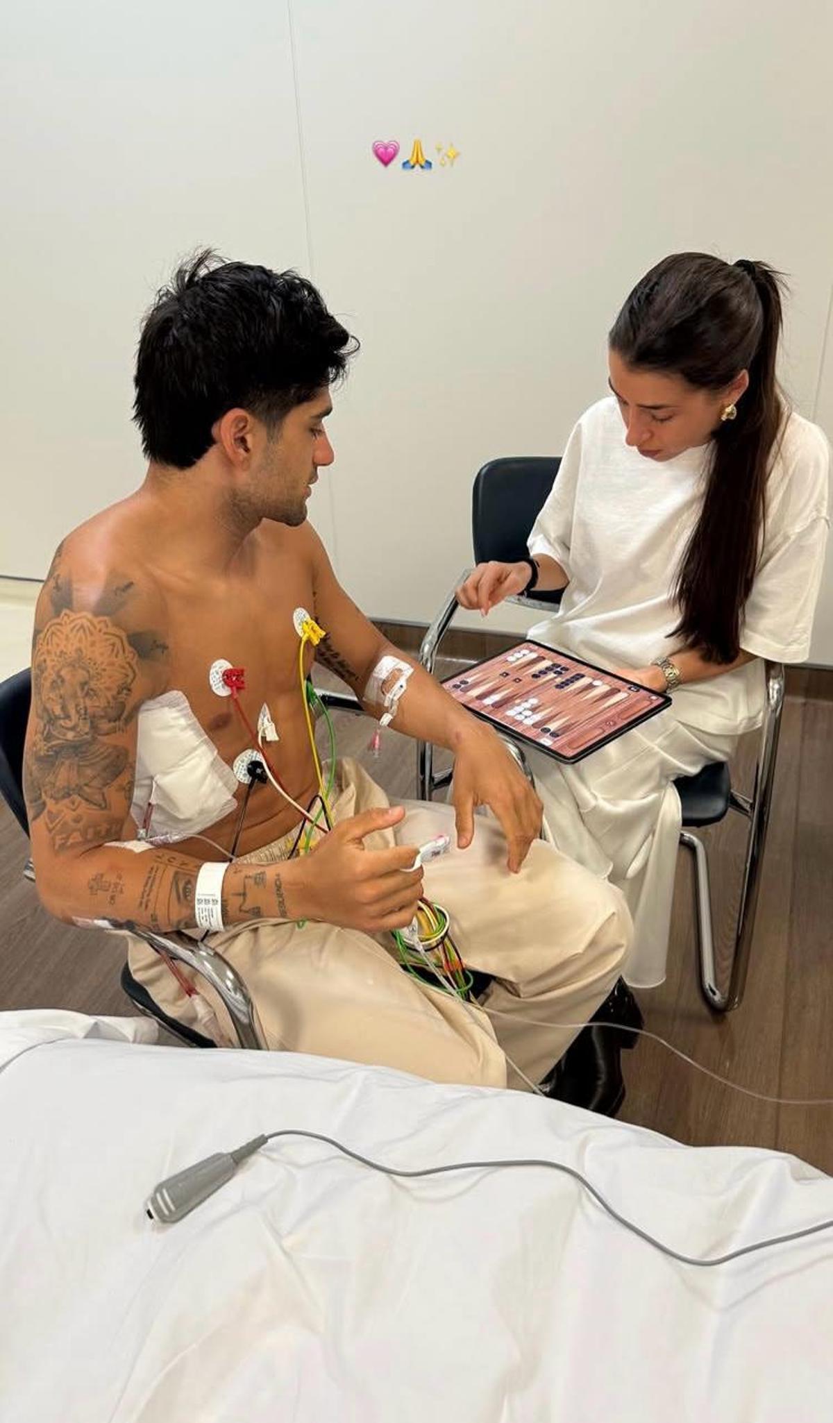 Jorge Martín junto a María Monfort