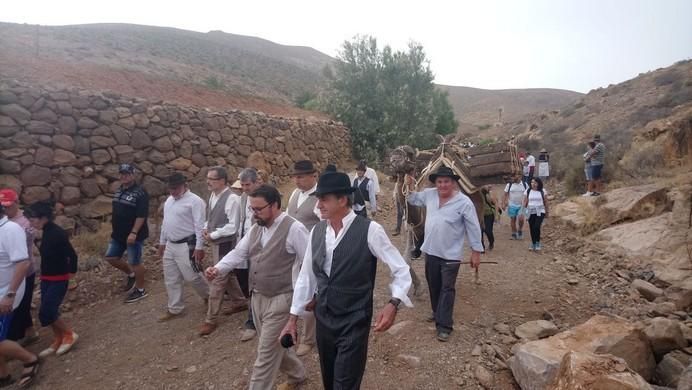 Asier Antona en las fiestas en honor a la Virgen de La Peña, en Fuerteventura