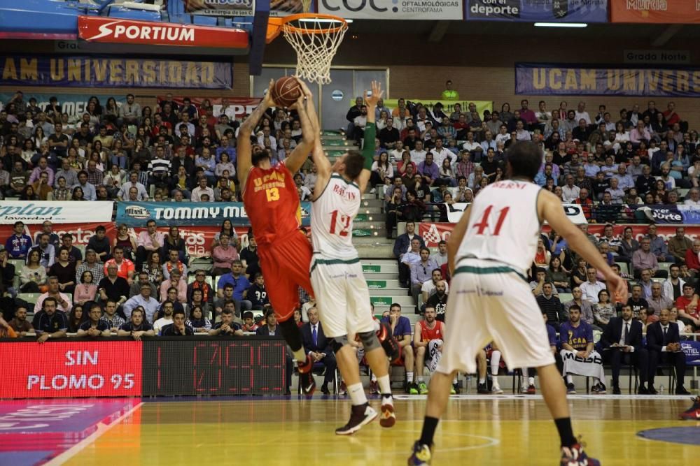 Baloncesto: El UCAM Murcia - Sevilla, en fotos