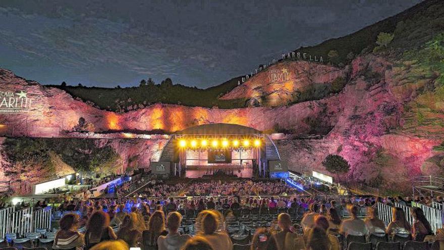 Auditorio de Starlite Catalana Occidente, ubicado en la Cantera de Nagüeles, en Marbella.