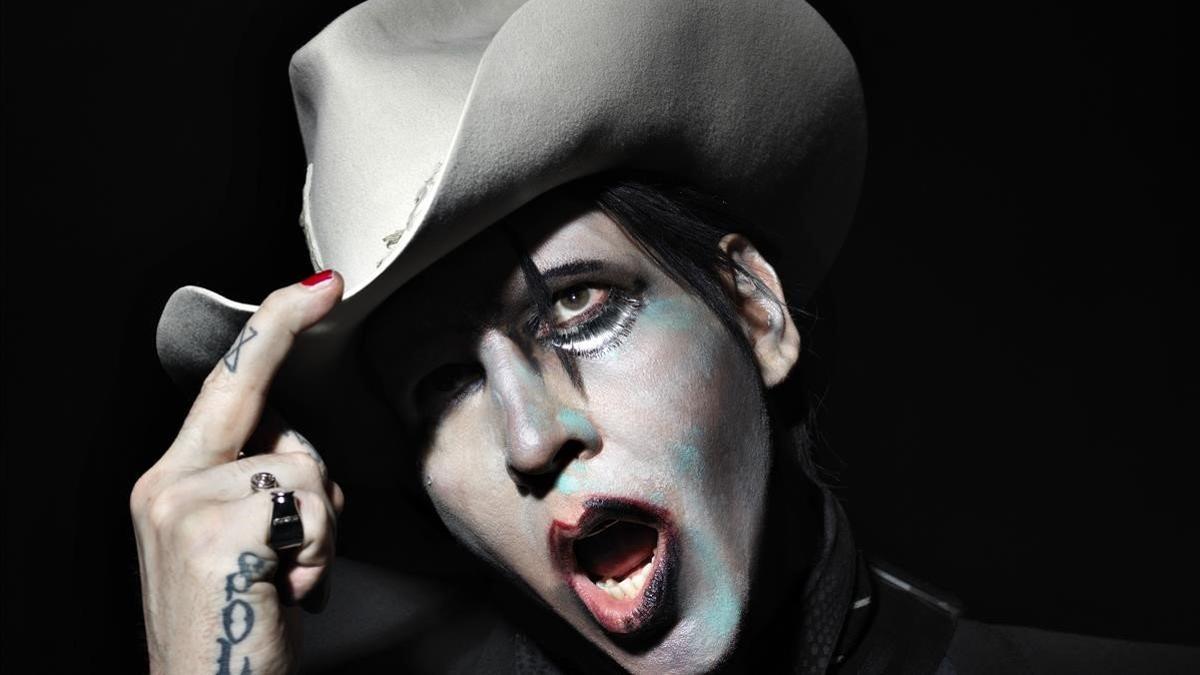 Marilyn Manson, en una imagen promocional de 'We are chaos'