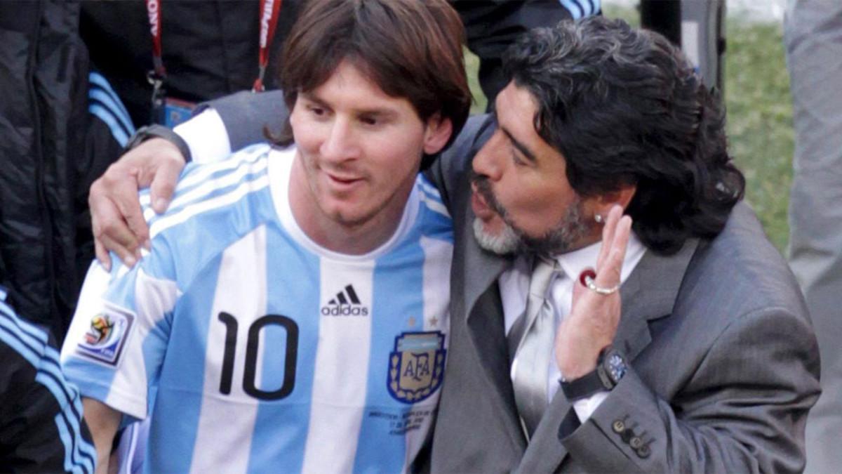 Maradona se desmarca de la sanción a Messi